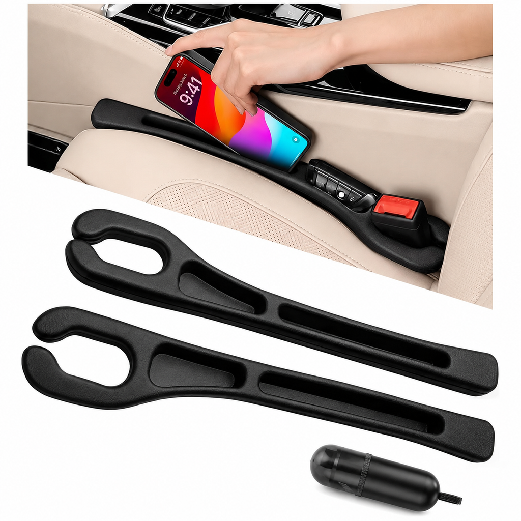 Car Seat Gap Filler 2 Pack, Fill The Gap Between Seat and Console