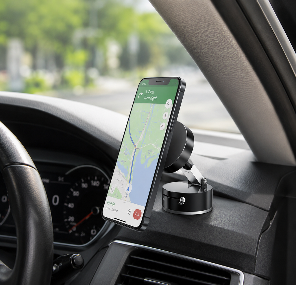 Magnetic Car Mobile Holder Dashboard | 360° Phone Holder