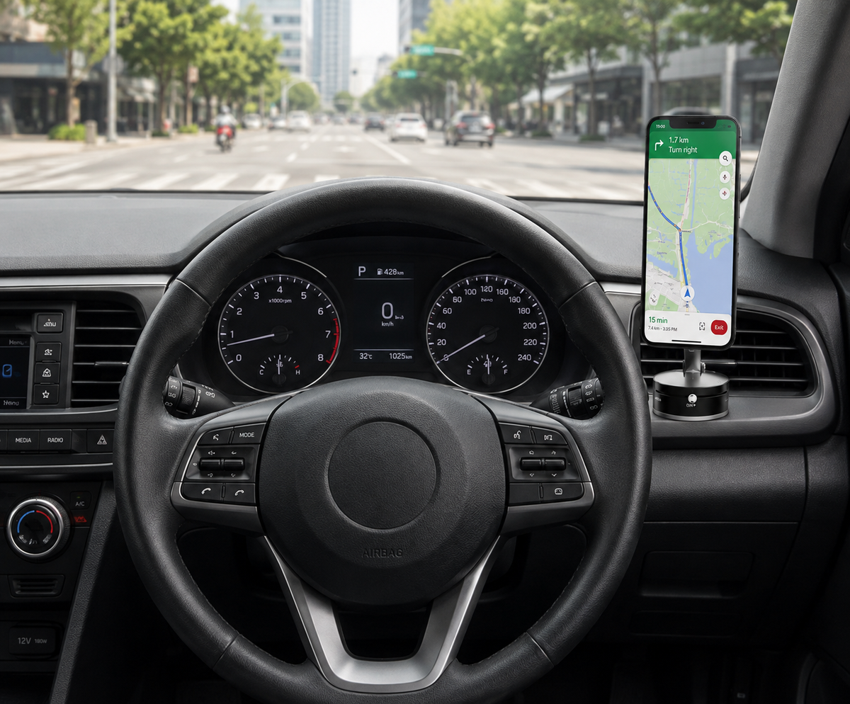 Magnetic Car Mobile Holder Dashboard | 360° Phone Holder