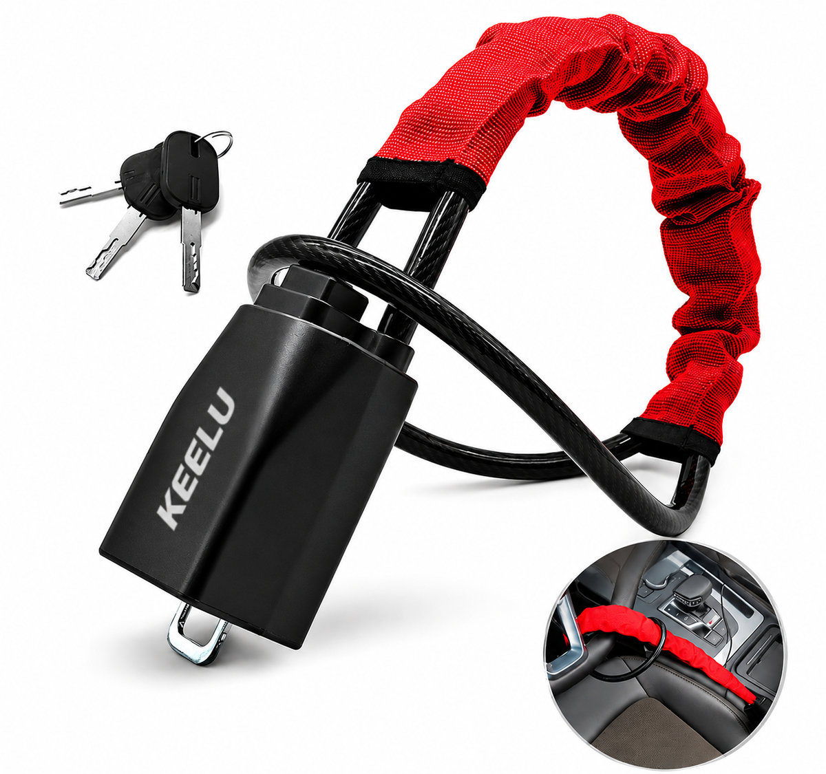 Anti-Theft Lock | Steering Wheel Lock | Universal Car Security Lock