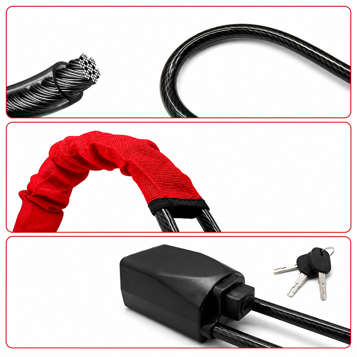 Anti-Theft Lock | Steering Wheel Lock | Universal Car Security Lock